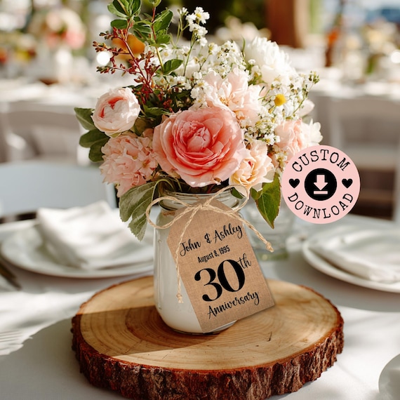 30th Wedding Anniversary Decorations Ideas Happy Anniversary