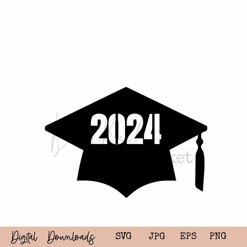 2024 Graduation Cap SVG I 2024 Decor SVG I High School Prom Etsy