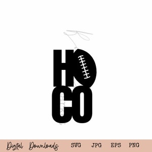 Puede incluir: Diseño gráfico en blanco y negro de la palabra "HO" con un balón de fútbol en el medio de la "O" y la palabra "CO" debajo.