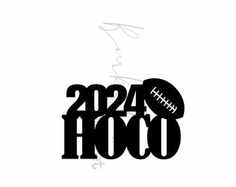 HoCo 2024 Decor SVG I HoCo I Homecoming SVG I High School Football Game SVG I Class Of 2024 Digital Download I Cut File