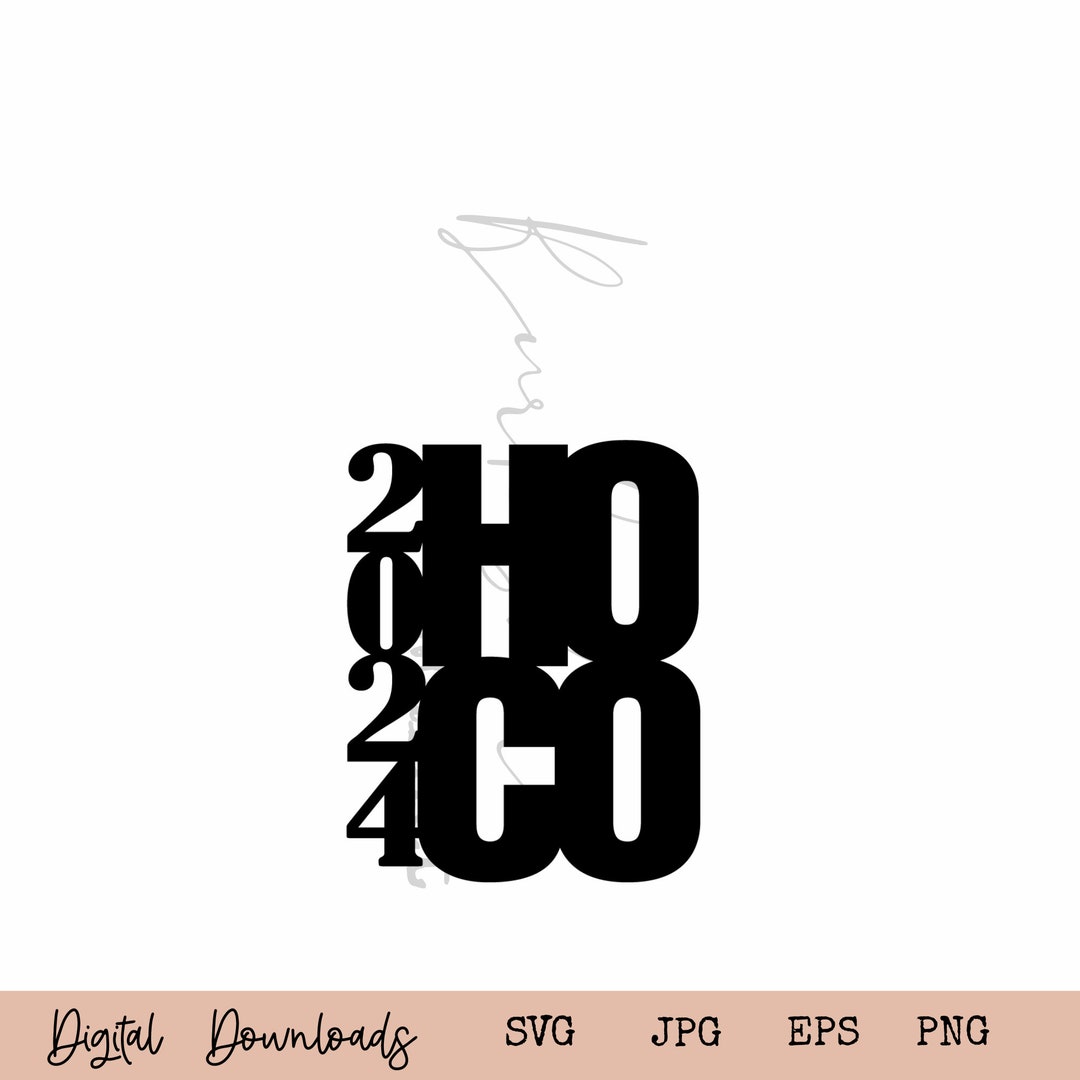 Hoco 2024 Decor SVG I Hoco I SVG I High School Football Game