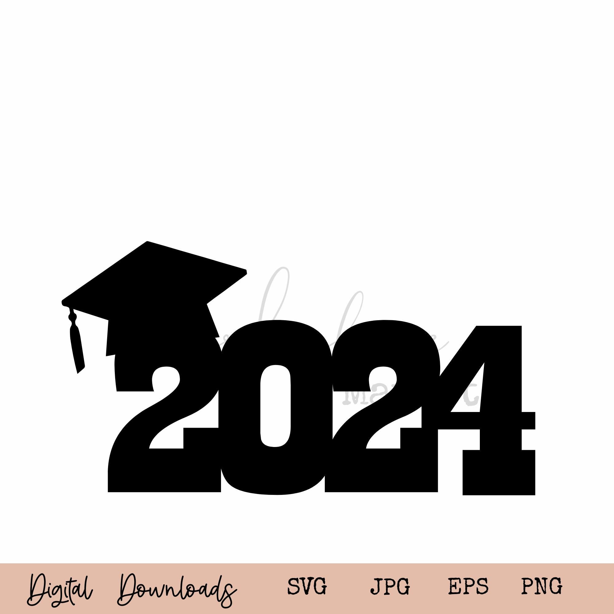 Class of 2024 Decor SVG I 2024 Graduation Decor SVG I High School Prom