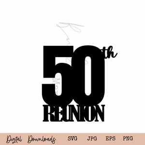 50. Wiedersehen Dekor SVG I Klassentreffen Wiedersehen 1973 I 50 SVG I High School Wiedersehen SVG I Klasse 1973 Digitaler Download Ich schneide die Datei