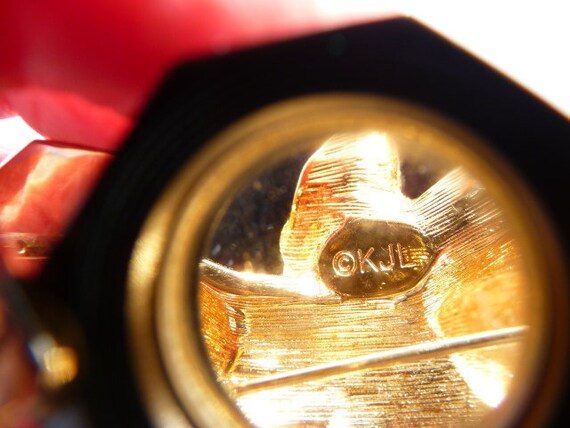 Kenneth Jay Lane miniature Schnauzer dog brooch s… - image 9