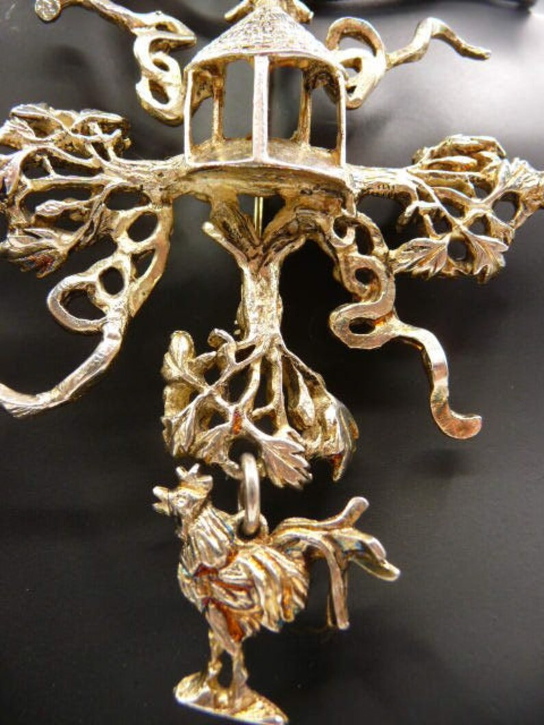 Boucles D'oreilles Pendantes Xavier Loubens - Zircon Gris, Dormeuses, Haute Couture, Neuf Sans Emballage