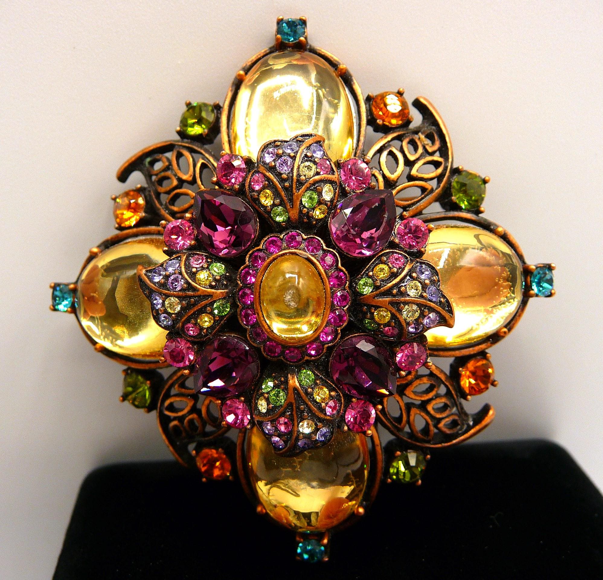 Joan Rivers Brooch - Etsy