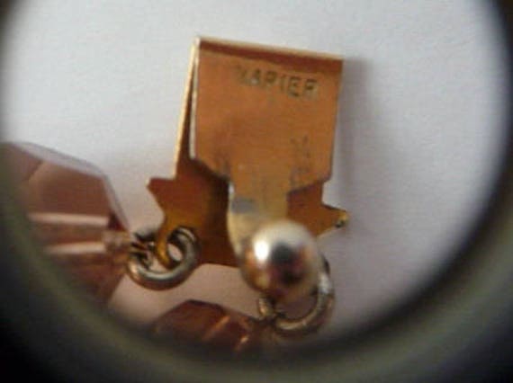 1960s Napier 2 strand necklace clip earrings set,… - image 9