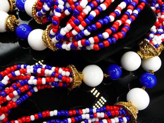 Kenneth Jay Lane multi strand Etruscan shield pen… - image 3