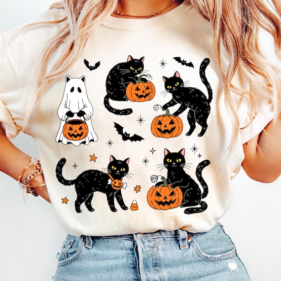 Ghost Cat PNG,  Ghost Halloween Bundle png, Spooky Season png, Digital Download