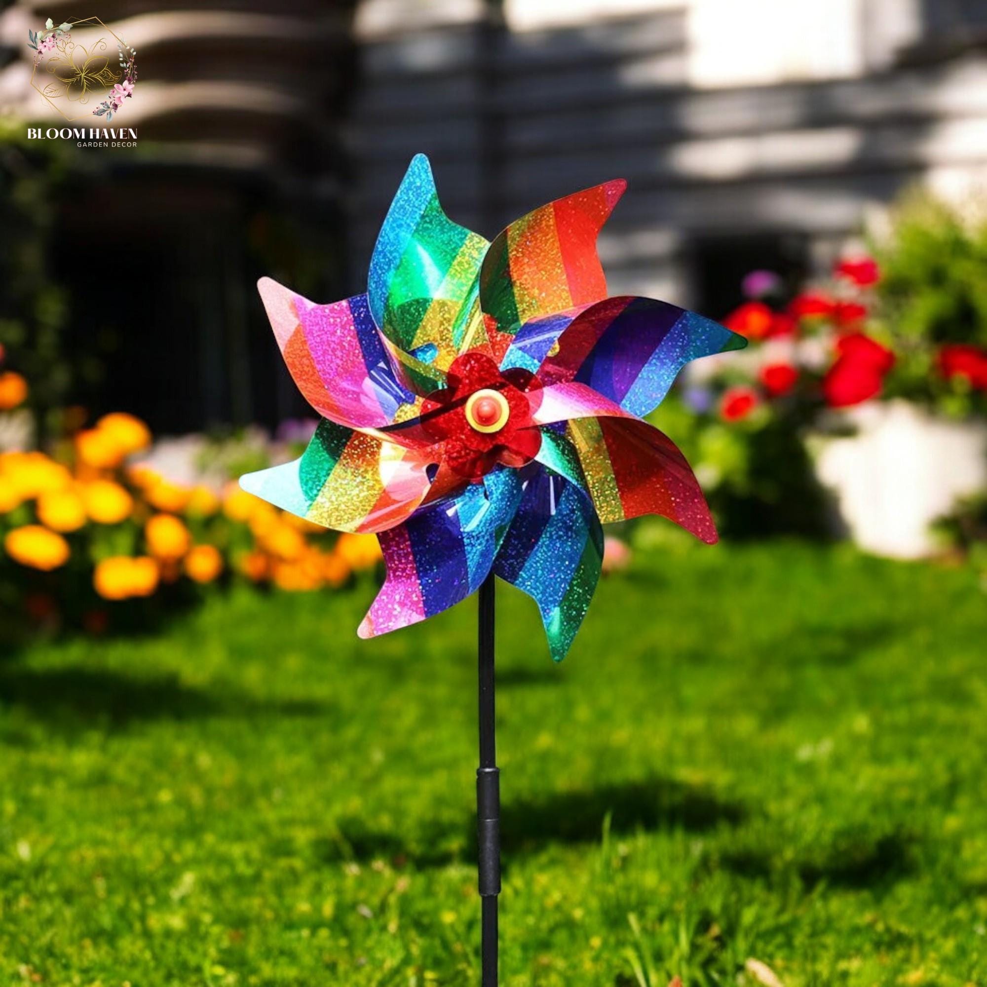 Moulin A Vent Moulin à Vent Plastique,Anti-Oiseaux Moulin à Vent,Moulin à  Vent Arc En Ciel,Moulin à Vent Moulin A Vent Enfant, image size:2000x2000