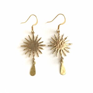 Shine drop earrings