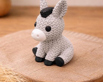 Old Steiff Donkey Grissy, Mule, Brocante, Vintage Stuffed Animal