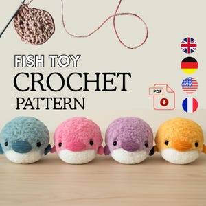 Penelope Puffer Fish CROCHET PATTERN, Amigurumi Crochet Pattern,Instant Download,Crochet Pattern