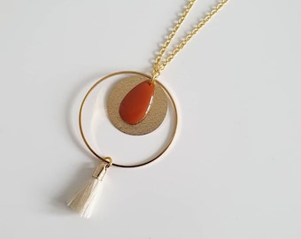 necklace tassel, necklace necklace drop, necklace golden necklace with tassel and drop