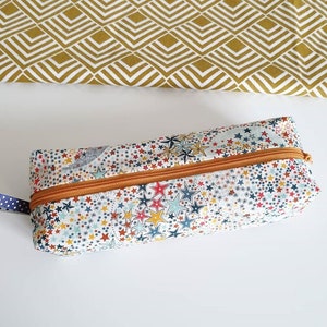 Trousse en liberty - trousse à crayons liberty