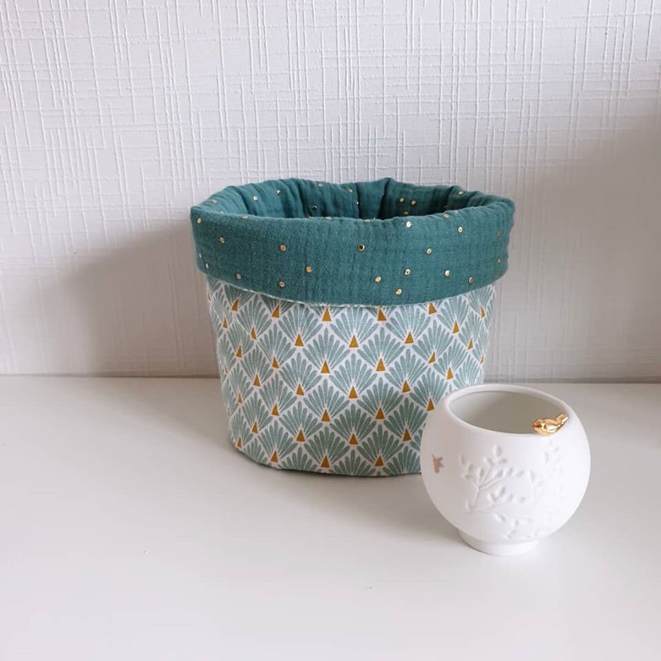 Panière Graphique - Panière Tons de Vert