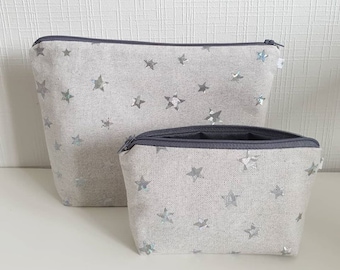 Star make-up pouch, star toilet kit, star pouch