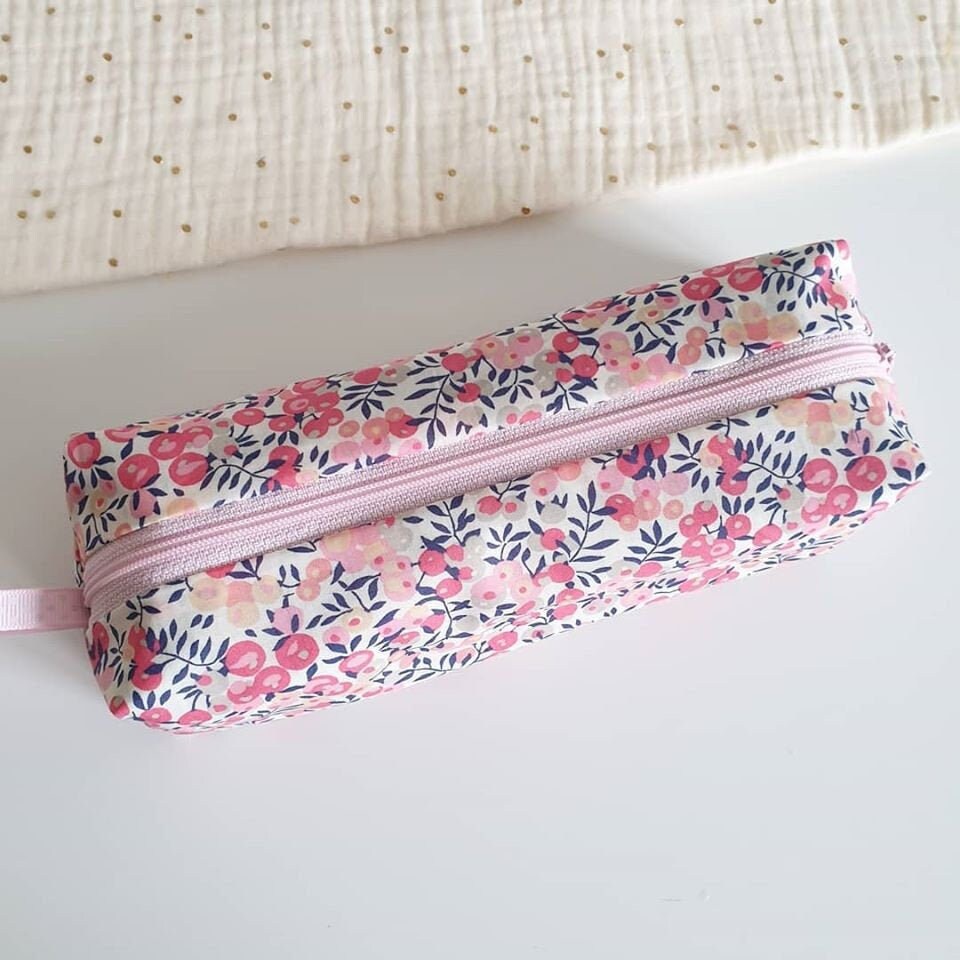 Idée Cadeau Maîtresse - Trousse en Liberty Wiltshire Trousse à Crayons Liberty