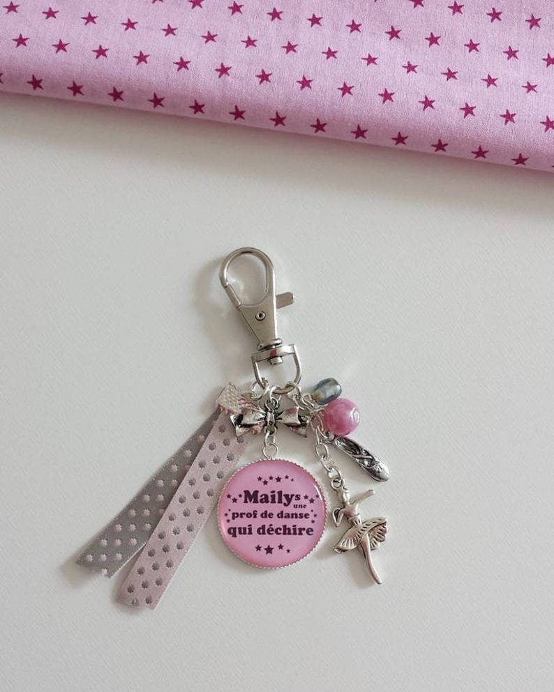 Cadeau prof de danse Mini porteclés Je suis une prof Etsy