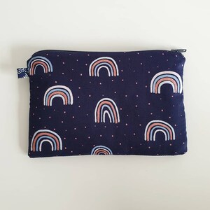 Clutch, soft clutch, rainbow clutch, rainbow