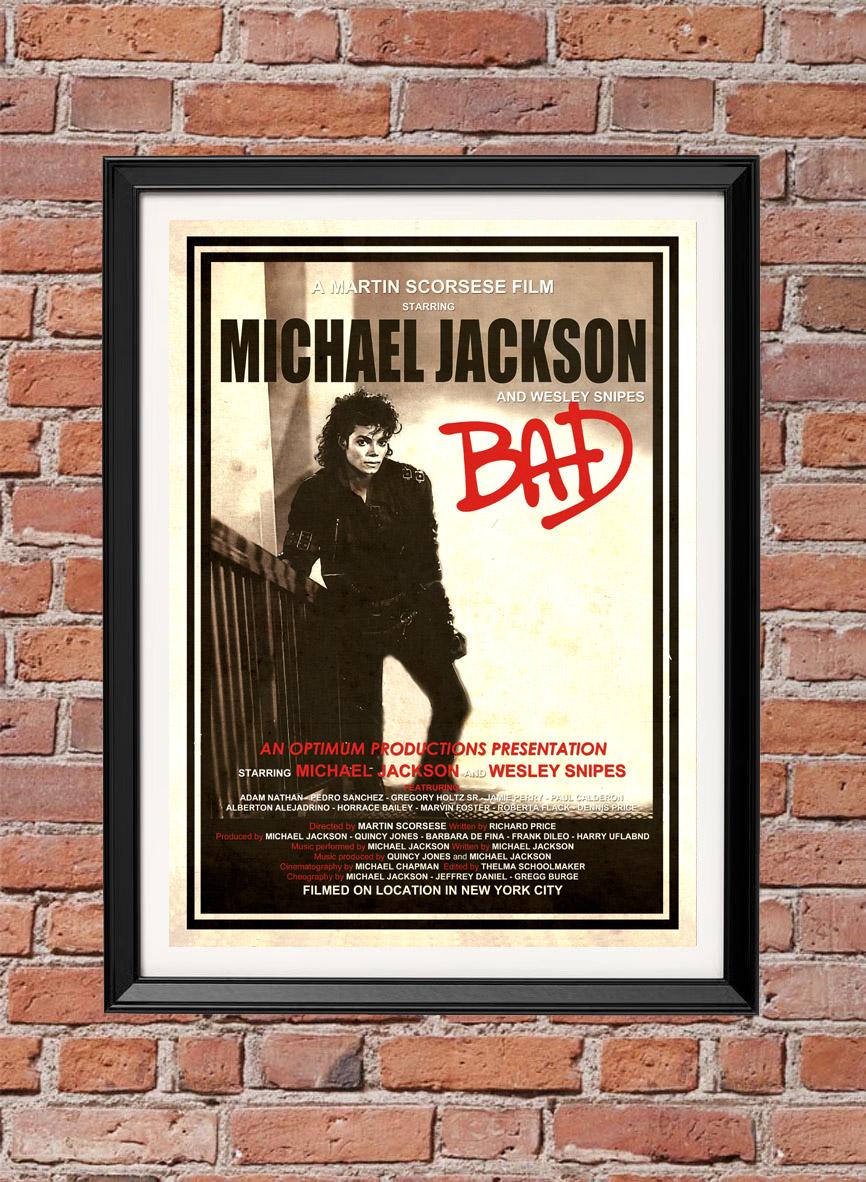 Jackson Bad Poster - Etsy