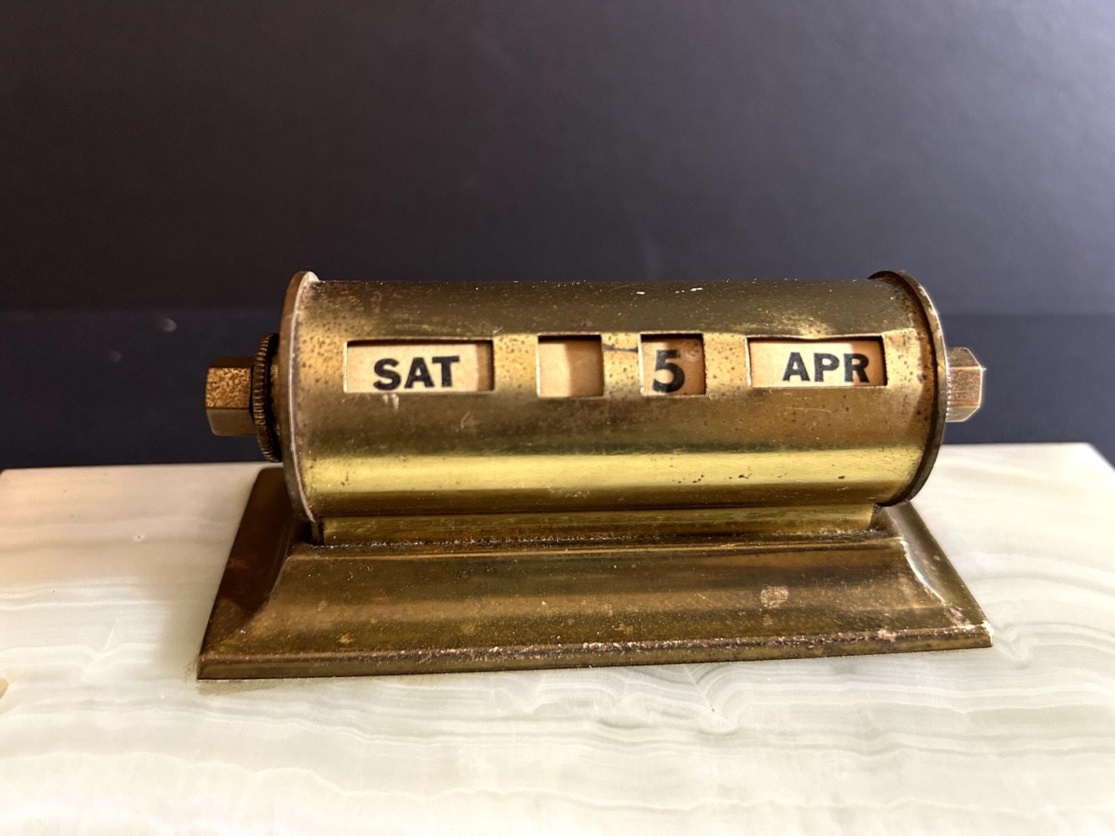 Brass Perpetual Calendar - Etsy Brass Perpetual Calendar - Etsy