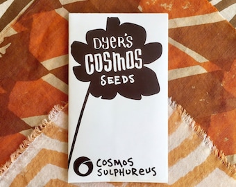 Dyer's Cosmos Seeds: Orange Cosmos Sulphureus