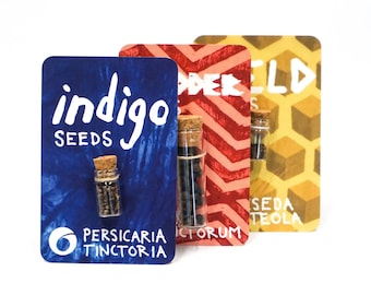 Indigo, Madder and Weld : One Pack Each