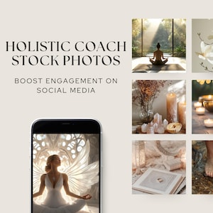 Spiritual Stock Photo Bundle: Holistic Coach Branding (Instant Download)