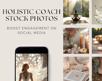 Paquete de fotos espirituales: Marca de coach holístico (descarga instantánea)
