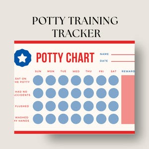 Patriotic Potty Training Tracker