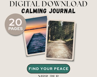 Calming Your Mind Journal – Daily Mindfulness and Self-Care Guide