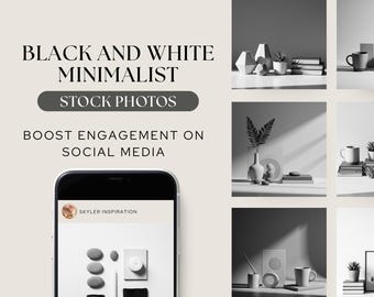 Zwart-wit, minimalistische stockfoto's: schoon. Modern. Tijdloos.