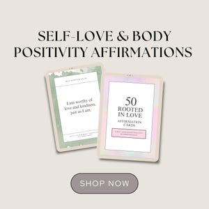Tarjetas de Afirmaciones de Amor Propio y Positividad Corporal: Fortalece tu Mentalidad con Cada Tarjeta