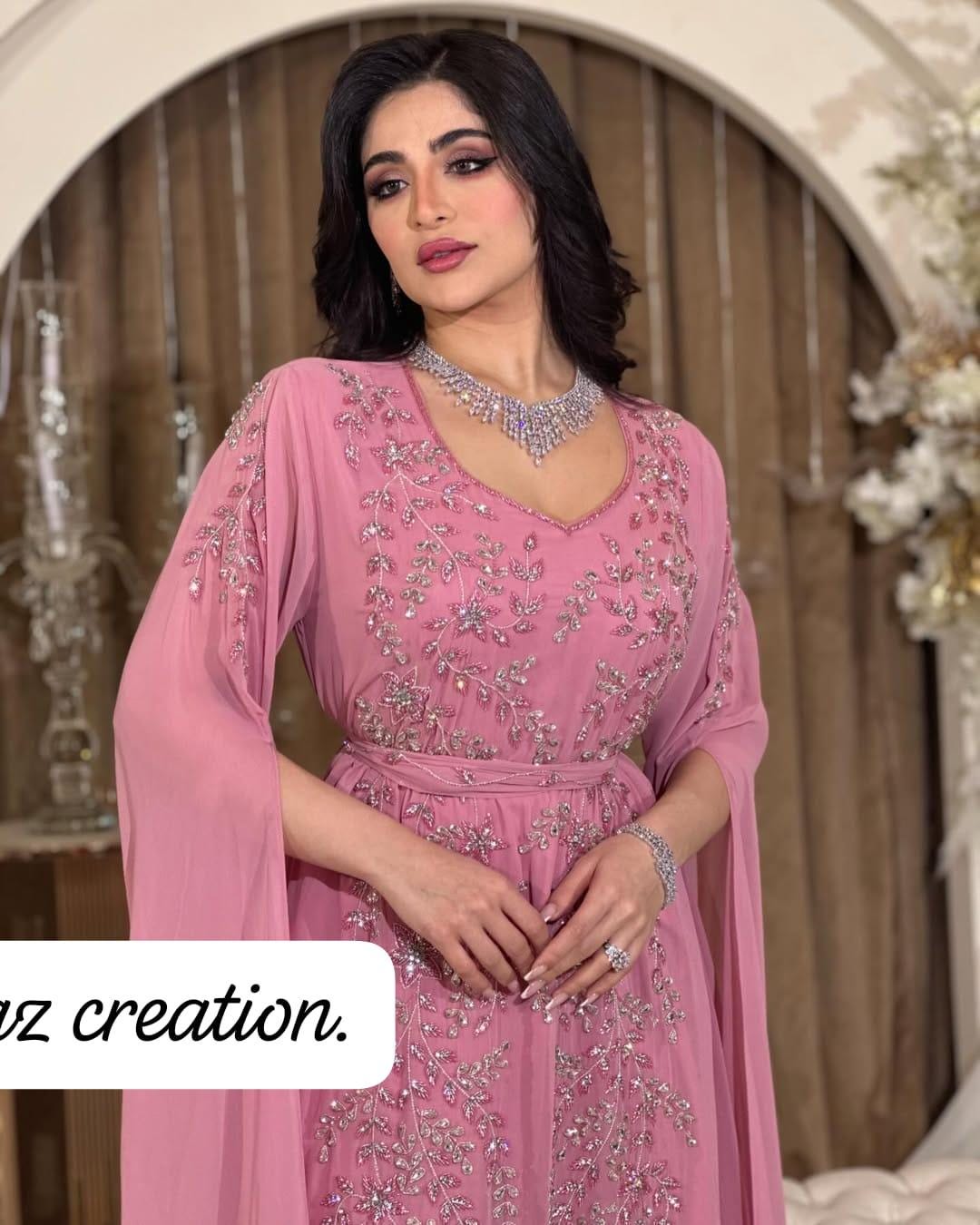khaleeji evening dresses Khaleeji Thobe Cultural Walima Arabic Gown 2XL / 54 Inches / No Scarf