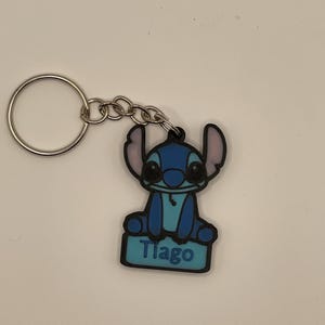 Stitch Keychain w/ custom name