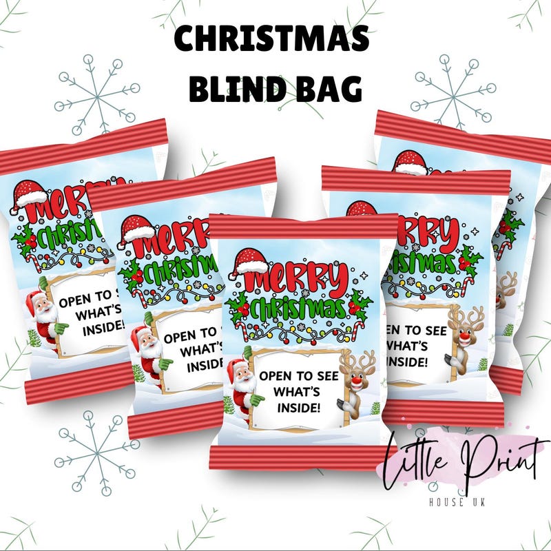 Blind Bag Template - Etsy