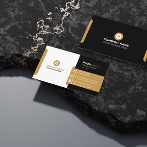 Business Card Template, Minimalist Business Cards, Canva Business Card Template , Editable Business Card, Printable Business Card
