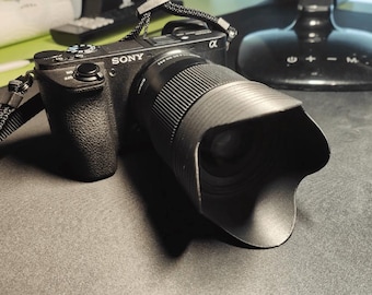 Reversible Lens Hood For Sigma 30mm f/1.4 DC DN - Sigma Lens Shade, Anti-Glare Hood, Lens Protector, Reversible Sigma Accessory