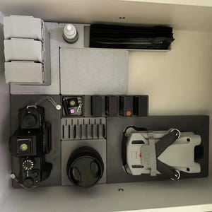 Gridfinity Storage For Fujifilm XT200 Camera - Organizer Insert, Fuji XT200 Holder, Modular Camera Tray, Storage For Fujifilm Camera