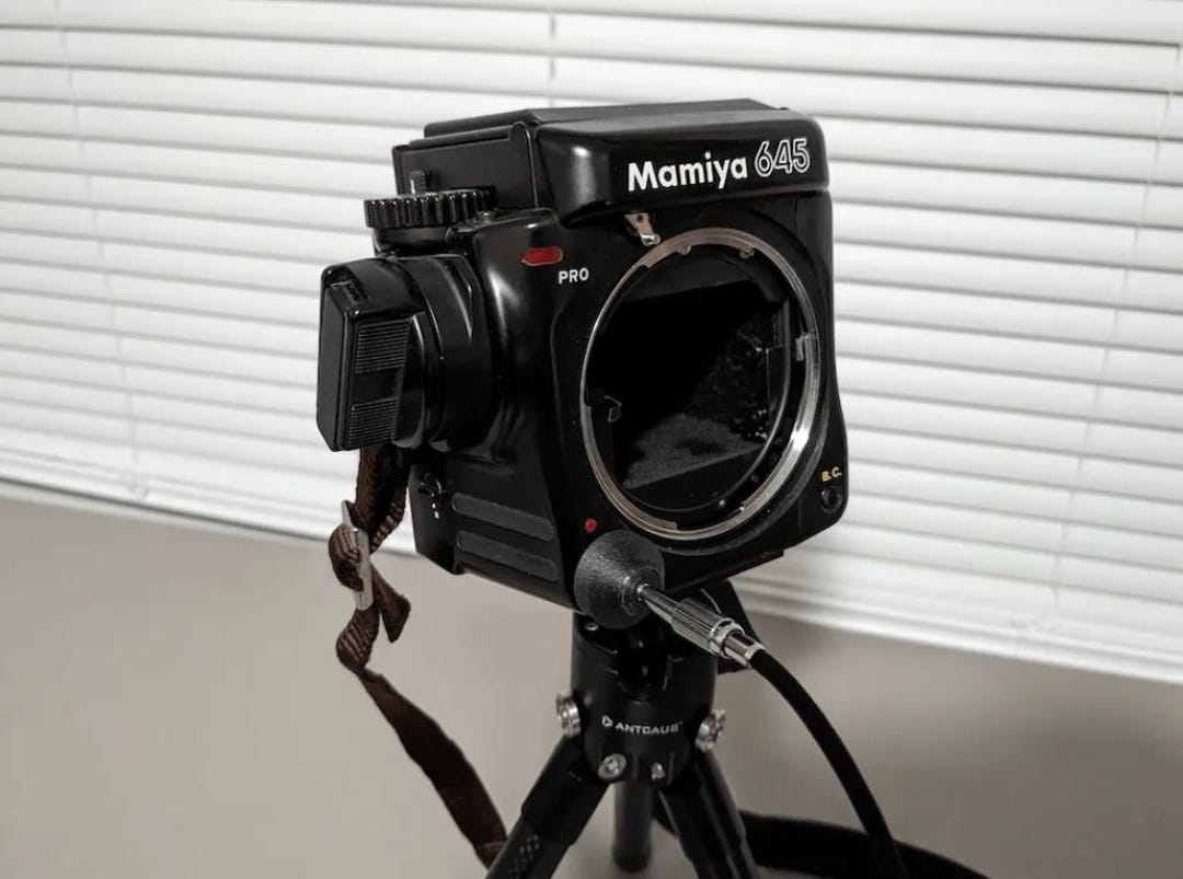 マミヤ645 Pro用ケーブルレリーズアダプター - シャッターリモート