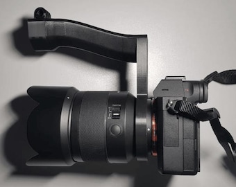 Handtag för Sony E-Mount-kamera utan bur | Lätt, säkert grepp för Sony E-kamera - Säkert väggfäste för Sony E-kamera