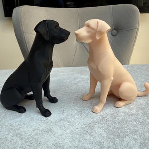 Charming Labrador Dog Sculpture – Custom Colours – 3D Printed- Handmade in the UK image 7