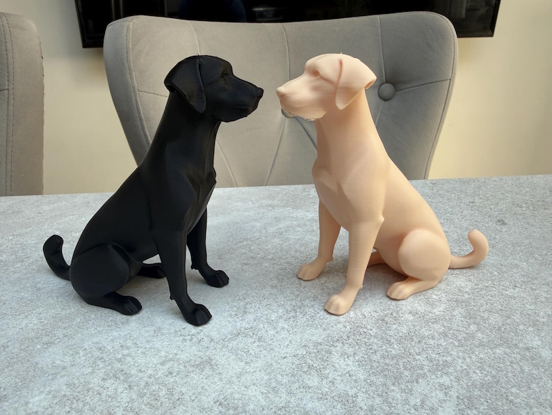 Charming Labrador Dog Sculpture – Custom Colours – 3D Printed- Handmade in the UK image 7