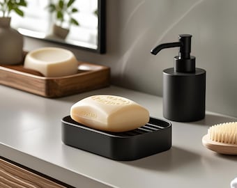Modern Soap Dish – Minimalist Design | Multiple Colours | Eco-Friendly | 3D Printed | Made in UK