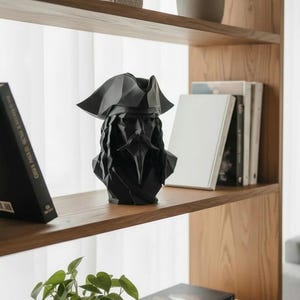 Pirate Bust Decor | 3D Printed Pirate Statue Bild 15