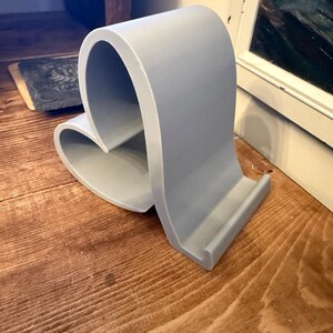 Heart Shaped Phone Stand – 3D Printed Smartphone Holder – Cute Desk Accessory – Gift for Her – Multiple Colours – Valentine’s Day Gift image 7