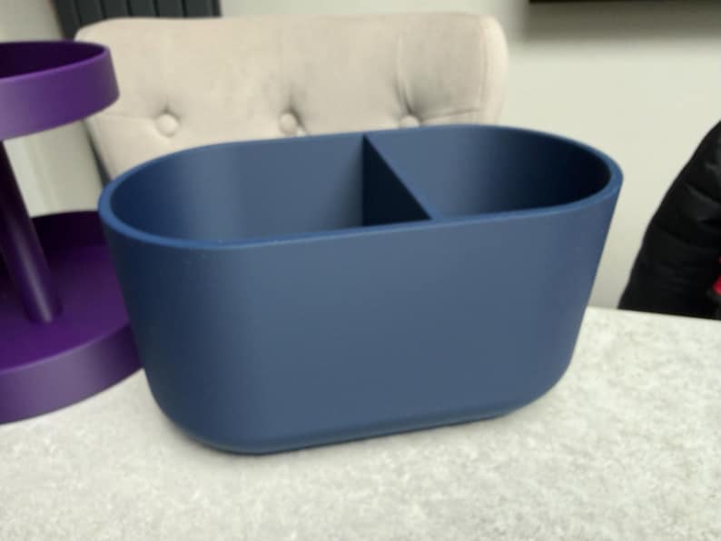 Moderno soporte para utensilios de cocina: colores personalizados / Elegante organizador para cucharas, espátulas y herramientas / Fabricado en el Reino Unido / Impresión 3D imagen 2