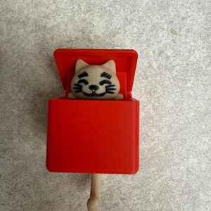 Cat Key Hook – Cute Wall Organiser for Keys, Leads & Accessories | Multiple Colours image 19