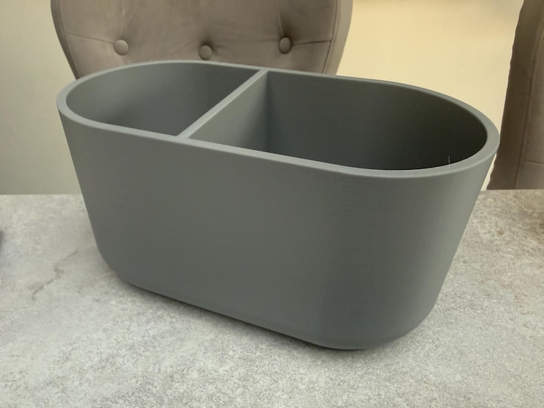 Moderno soporte para utensilios de cocina: colores personalizados / Elegante organizador para cucharas, espátulas y herramientas / Fabricado en el Reino Unido / Impresión 3D imagen 6